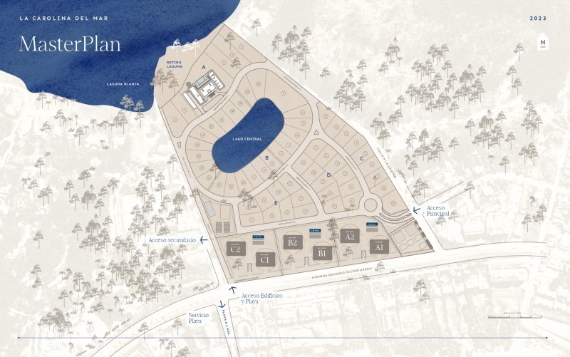Lote en Barrio Privado La carolina del Mar
